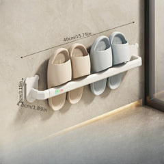 Perforation Bathroom Rack Wall Mounted Shoe Storage Rack