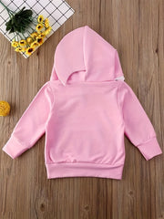 Cartoon Shark Print Hoodie Pullover Top for Kids