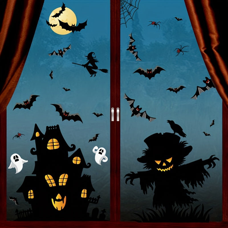 Halloween Scary Wall Stickers Mummy Pumpkin Stickers