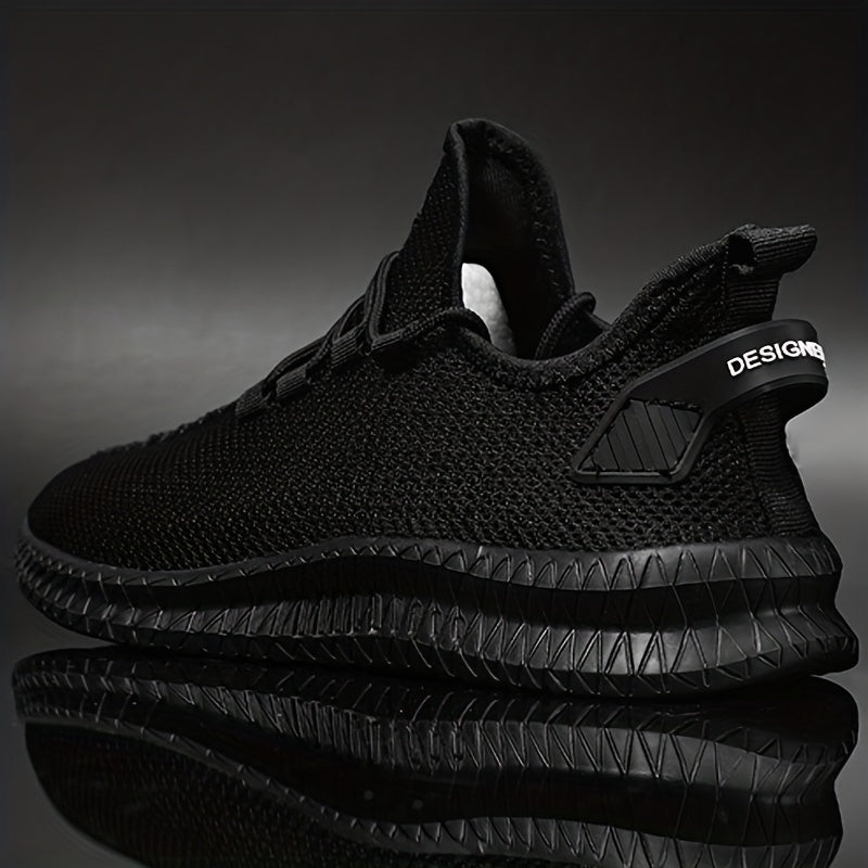 Men's Slip on Sneakers with Shoelaces Lightweight Athletic Shoes