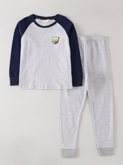 Boys Long Sleeve Thermal Pajamas for Spring & Autumn