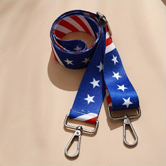 Adjustable Strap American Flag Shoulder Bag
