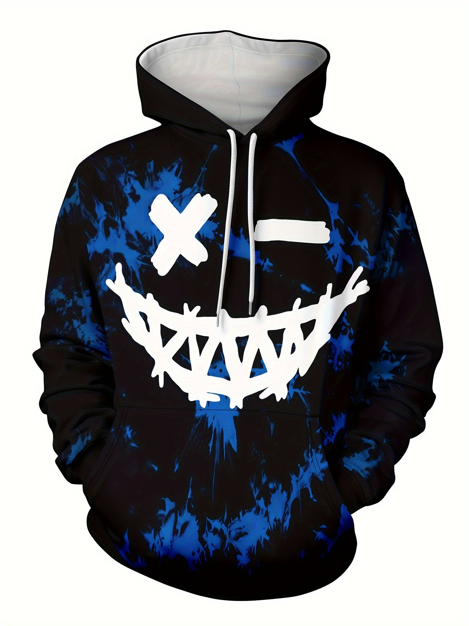 Grimace Print Hoodies For Men Graphic Hoodie With Kangaroo Pocket
