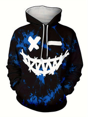 Grimace Print Hoodies For Men Graphic Hoodie With Kangaroo Pocket