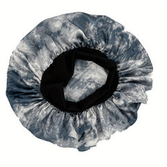 Colorful Print Satin Bonnet Elastic Hair Bonnet