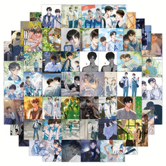 60pcs Anime Stickers Cartoon Stickers Luggage Car Phone Waterproof Stickers