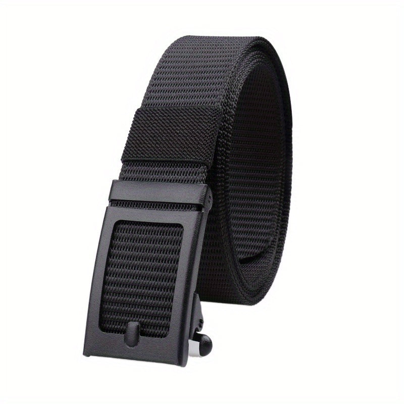 Iron Pin Buckle Canvas Belt Nylon Tactical Belt Men's Casual Pants Belt