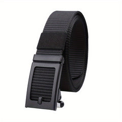 Iron Pin Buckle Canvas Belt Nylon Tactical Belt Men's Casual Pants Belt