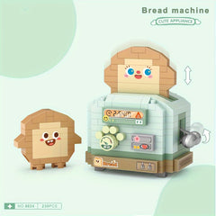 DIY Cartoon Micro Building Blocks Toys - Retro Small Appliance