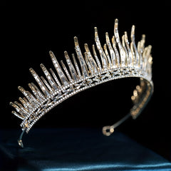 Crystal Headband Queen Princess Crown Head Jewelry Tiara