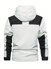 Men's 3-In-1 Hooded Windbreaker Jacket