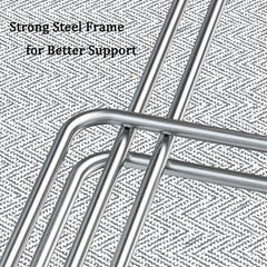 Large Storage Basket Non-woven Fabric Steel Frame Folding