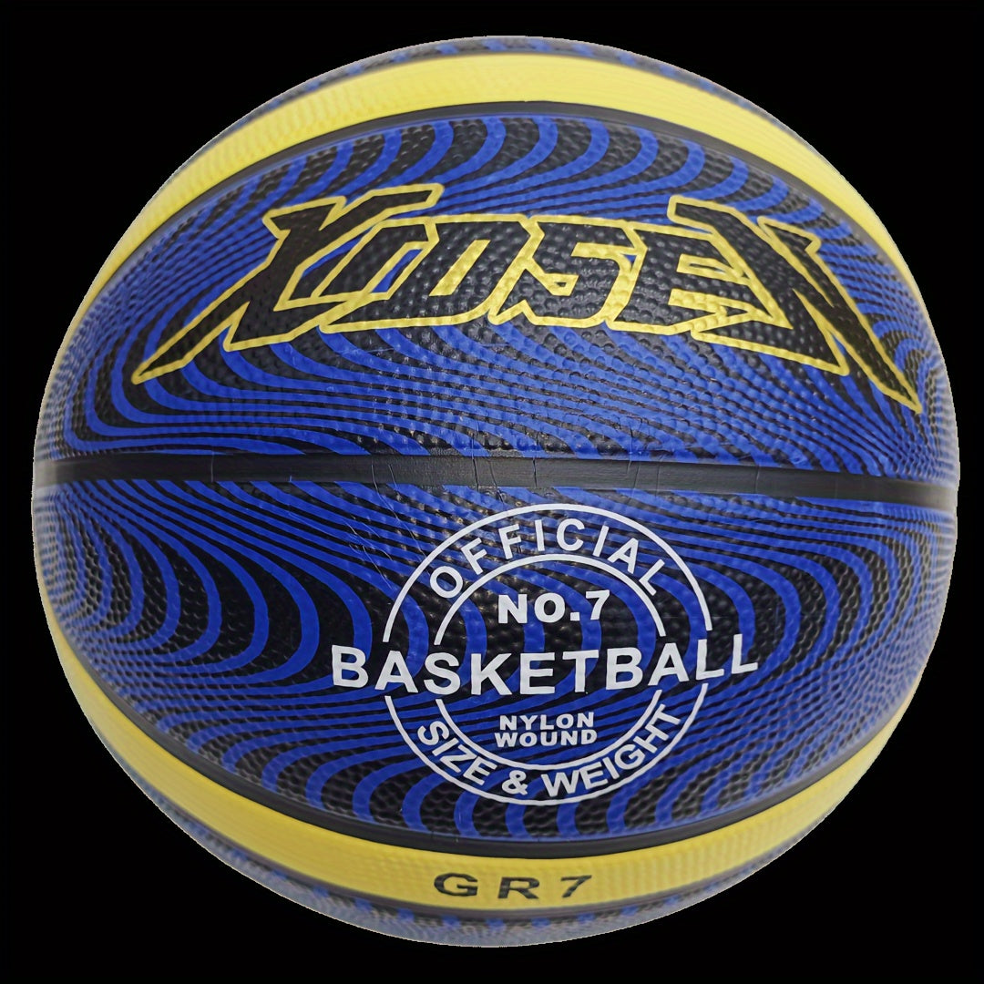 Rubber Basketball for Indoor/Outdoor Exercise & Training