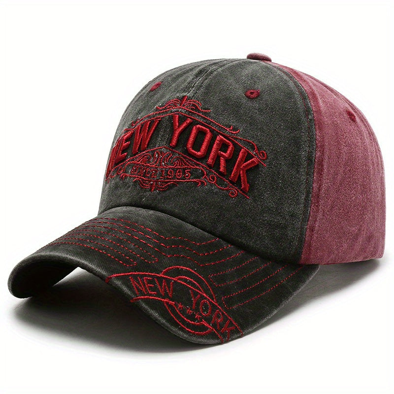 Vintage New York Embroidered Baseball Cap