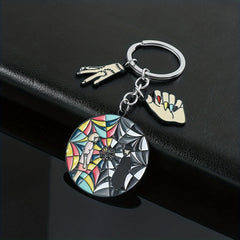 Boys Round Pendant Keychain Gift