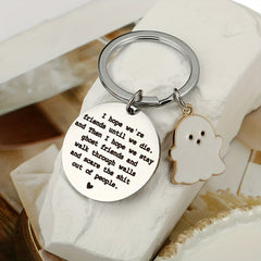 Kpop Cartoon Halloween Keychain Stainless Y2K Car Key Chain For Girls