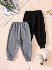 2pcs Boys Active Sweatpants Jogger Sports Pants