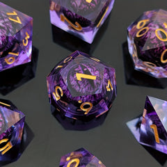 Dragon's Eye Resin Dice Set for Roleplaying Board Game