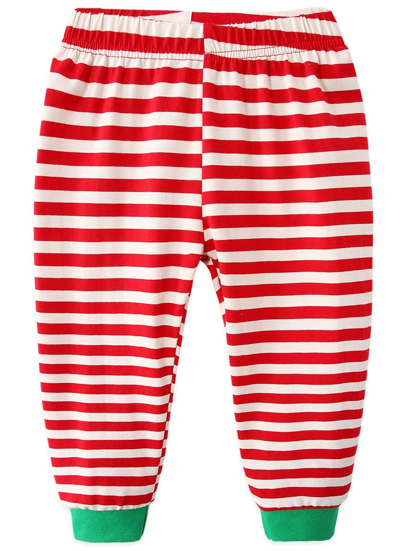 Kids Santa Claus Striped Pajama Set