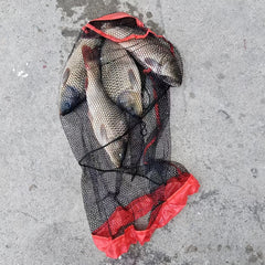 Portable Fish Protection Net Bag Oxford Edge Drawstring Fish Mesh Guard