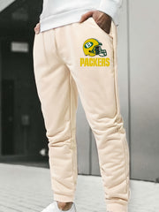 Men s Foot Bowl Element Cartoon Graphic Print Drawstring Sweatpants