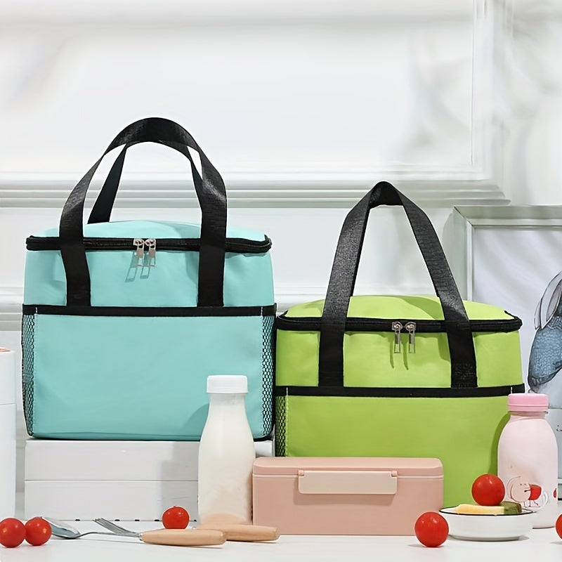 Cationic Insulated Lunch Bag Aluminum Foil Lunch Box Office Picnic Waterproof