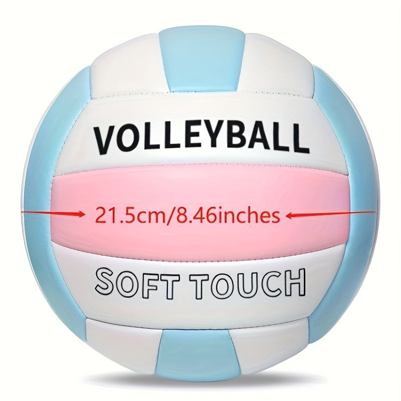 7mm Training Inflatable PVC Volleyball Ball Set with Needle and Net