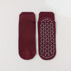Women's Non Slip Yoga Socks Breathable Gripper Socks For Pilates Ballet Barre