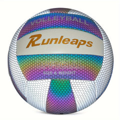 Size 5 Holographic Reflective Volleyball for Indoor & Outdoor Training