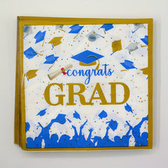 Congrats Grad Napkins - Graduation Party Supplies - Graduation Table Decorations