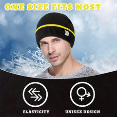Slouchy Knit Beanie Hat for Winter