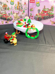 DIY Christmas Train Building Blocks Educational Toy