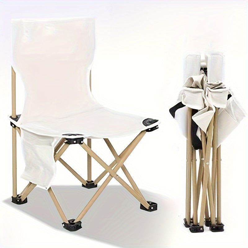 Portable Folding Camping Chair with Cup Holder for Adults