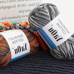 8 ply Multicolor Soft Yarn 100g 200m 2mm Crocheting Knitting