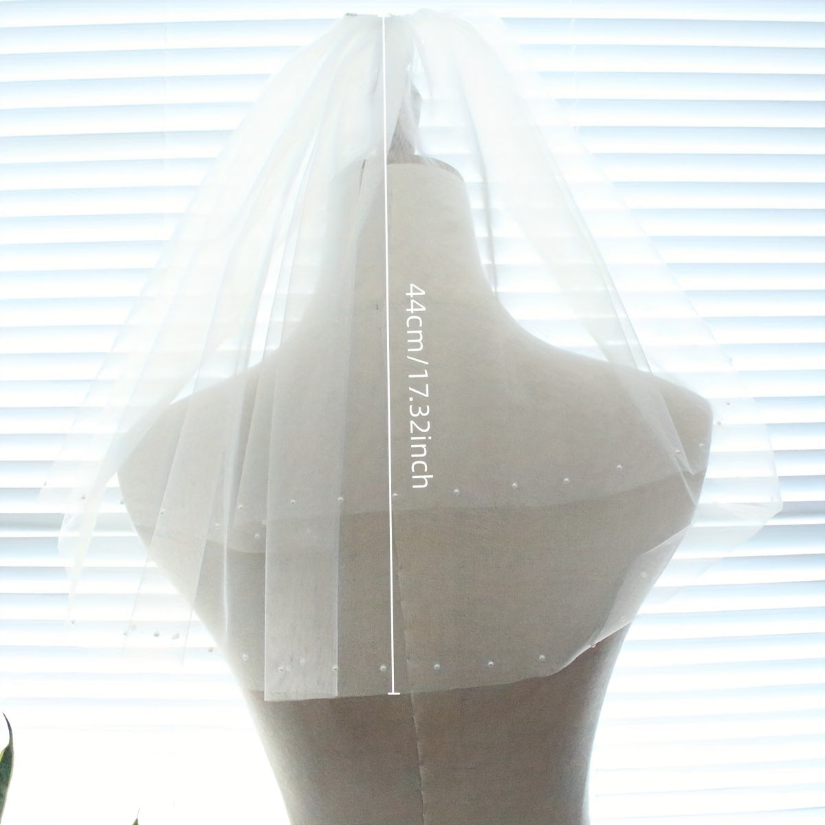 Double Layer Short Head Veil With Comb Mesh Veil Bridal Wedding Hair Accessories