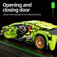 Green Racing Building Blocks with Precision Particles