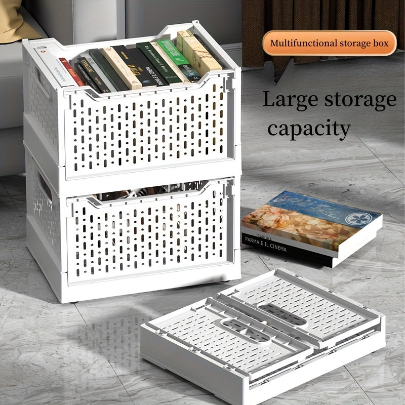 1pc Snack Storage Box Organization Basket Plastic Desk Desktop Storage Box