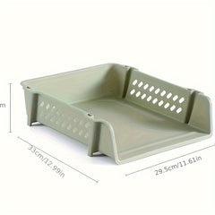 A4 Plastic Document Organizer for Office Desk Storage
