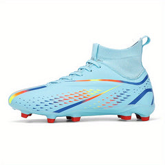 Kids AG Soccer Cleats Lightweight Non Slip Football Shoes