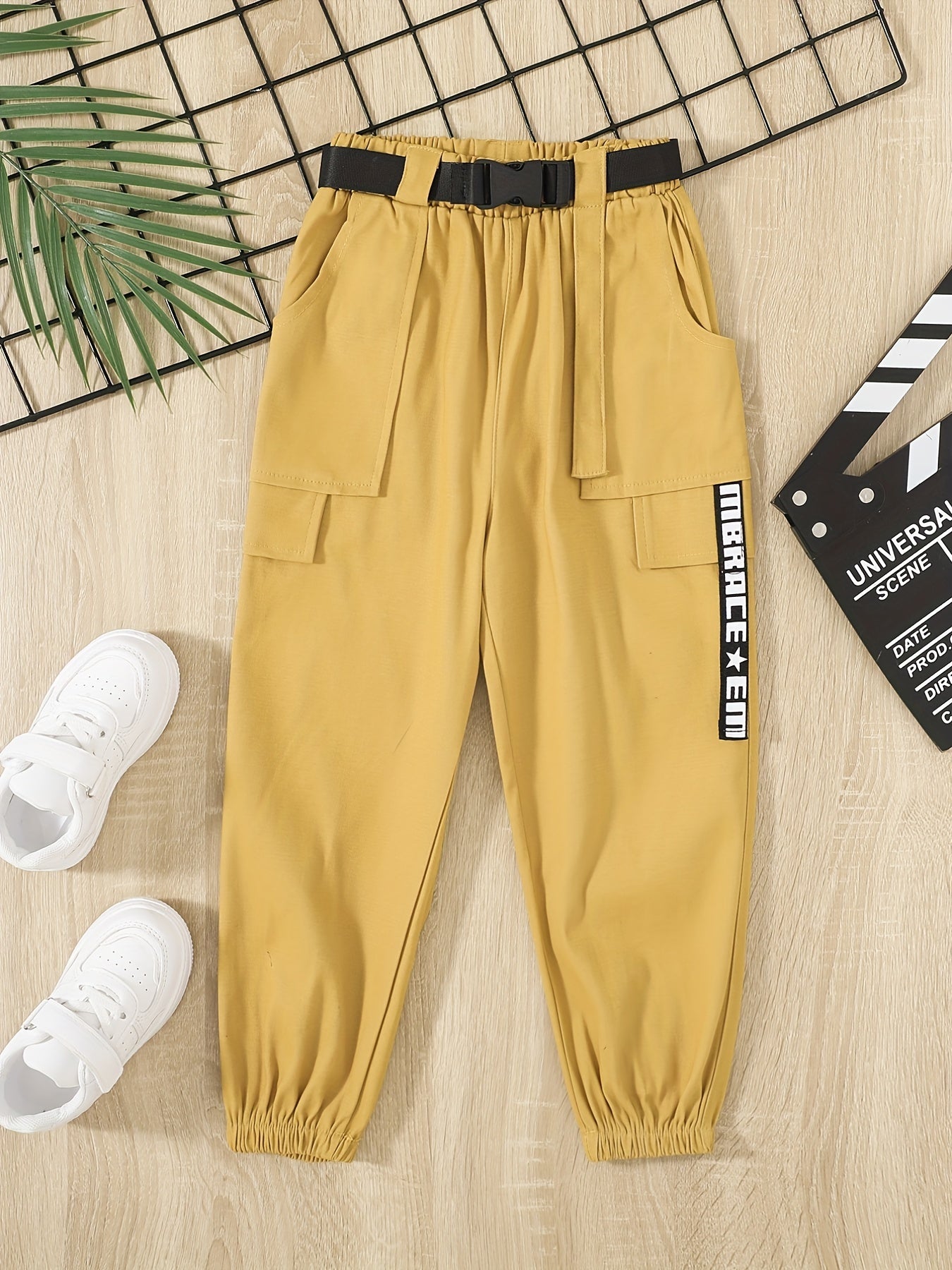 Boys Letter Long Pants Spring Autumn Kids Clothes