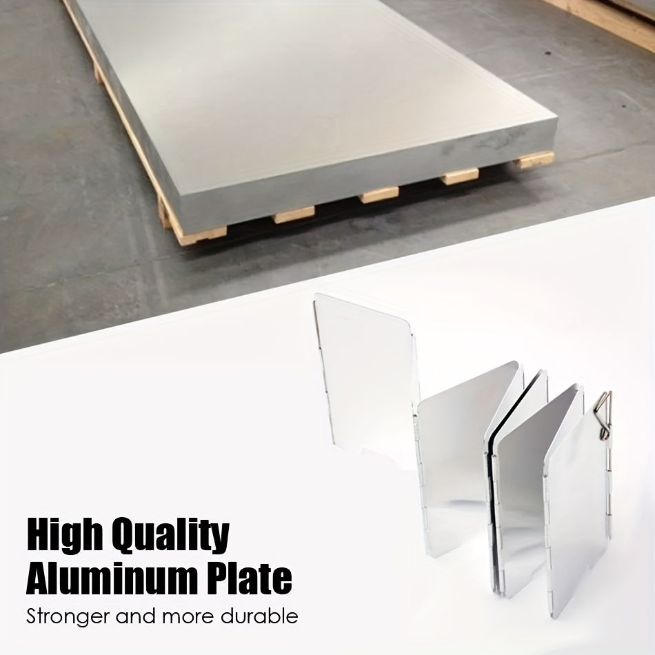 11pcs Camping Windshield Stove Gas Outdoor Portable Screen Deflector