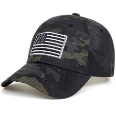 American Flag Embroidered Baseball Cap