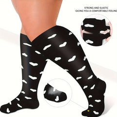 Compression Socks 15-20 mmHg Circulation for Wide Calf