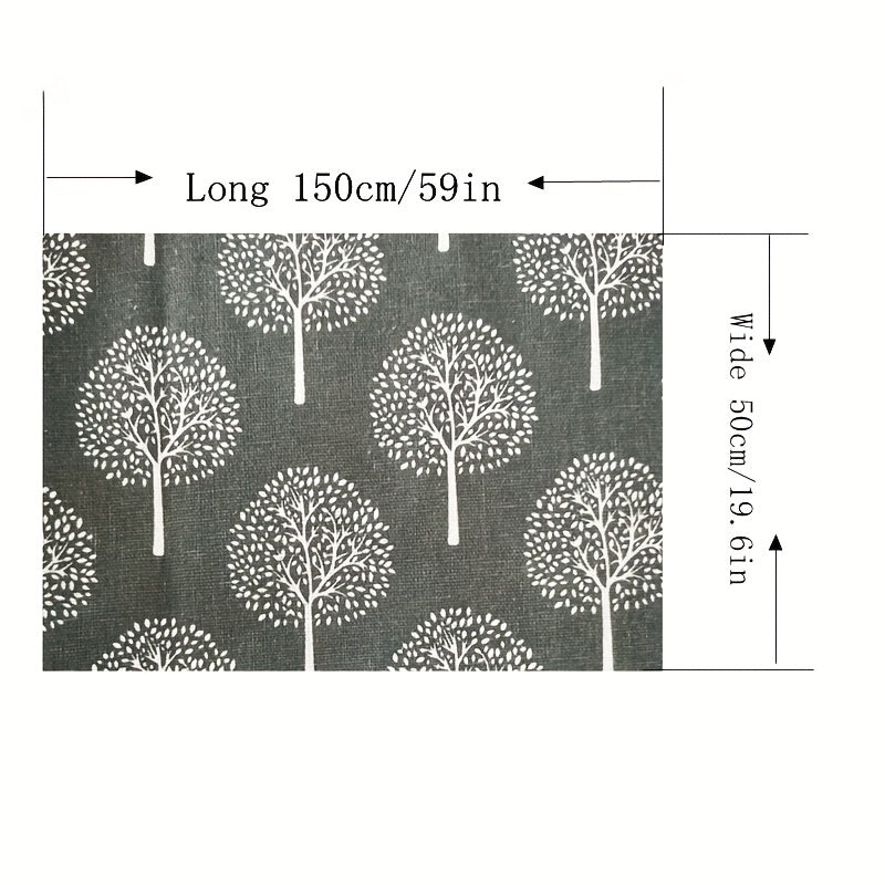 Trees Series Cotton Linen DIY Sewing Fabric