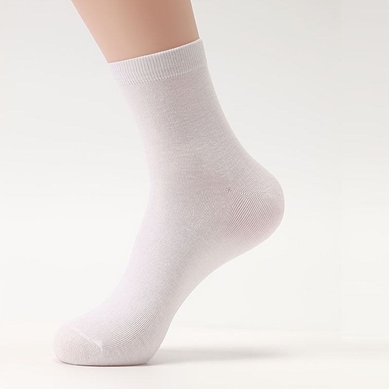 5 Pairs Crew Socks Women's Stockings & Hosiery