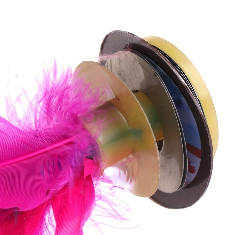 6pcs Colorful Feathers Kick Shuttlecock Chinese Jianzi For Outdoor Sports