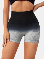 Tie Dye High Waist Sports Shorts for Women