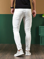 Men's Slim Fit Jeans Casual Street Style Stretch Denim Pants