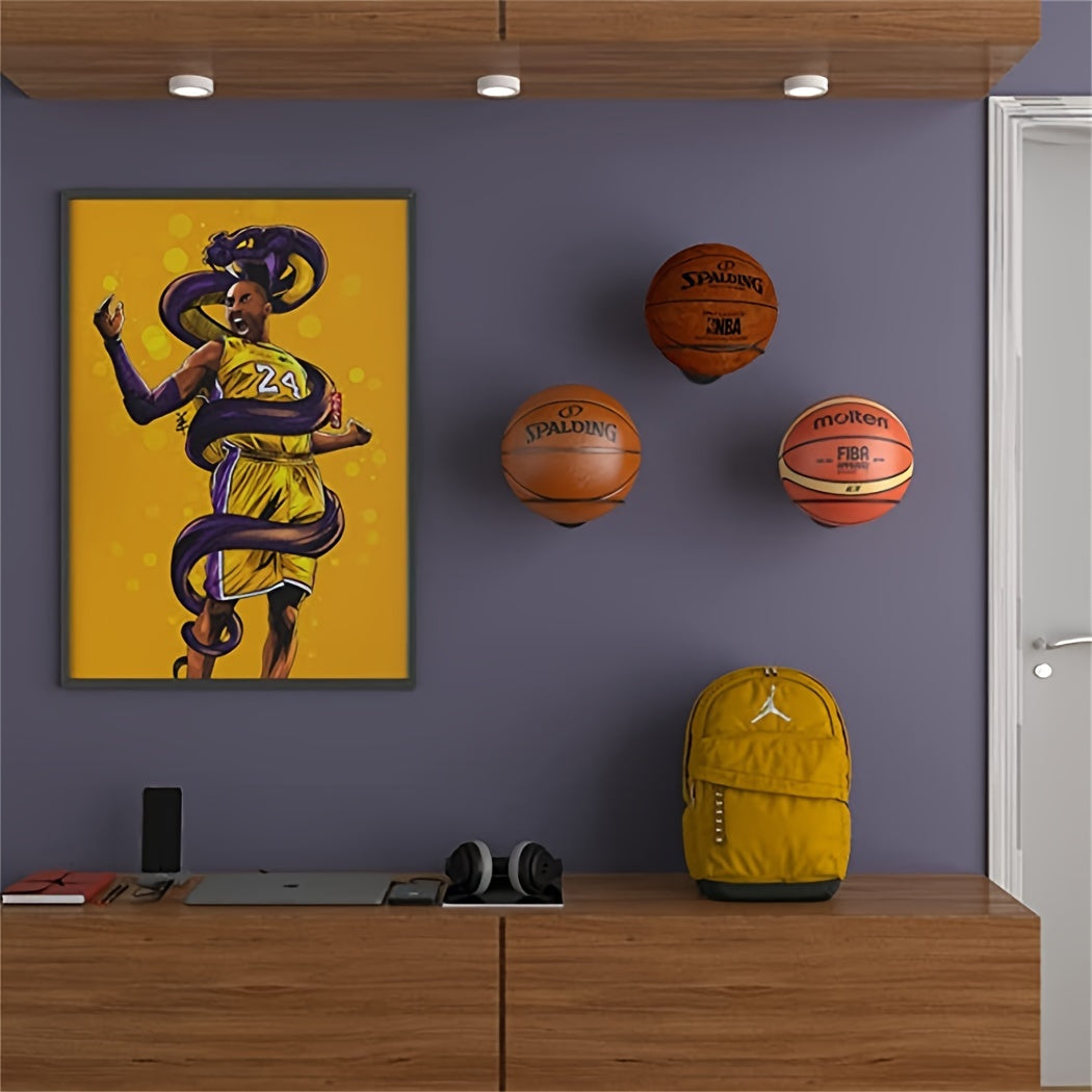 Basketball Storage Rack Iron Ball Holder Hat Storage Hanging Rack