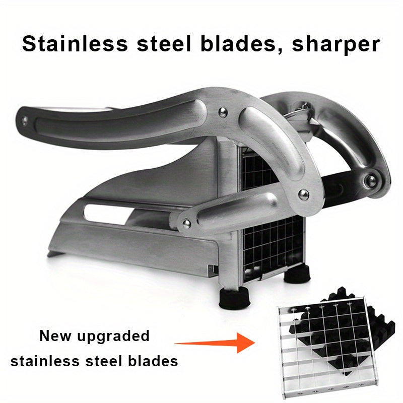 French Fry Cutter Commercial Stainless Steel Potato Vegetable Slicer